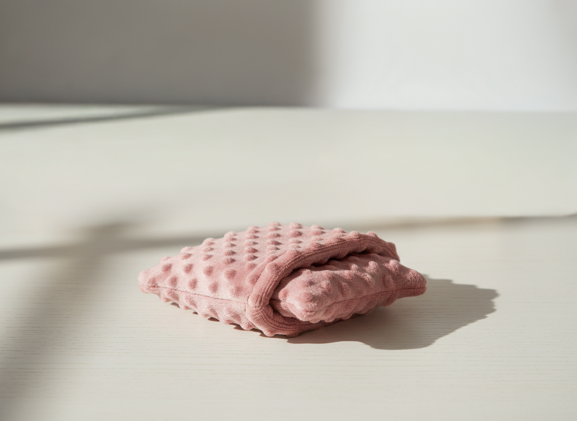 Apaizdoudou – doudou sensoriel apaisant et sa housse - rose-  pour enfants TDAH et TSA – Nuage Serein