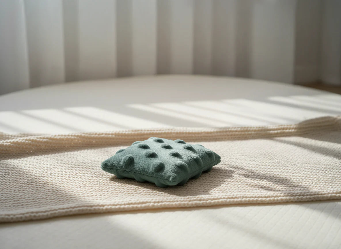 Apaizdoudou vert anglais - doudou sensoriel lesté pour enfant TDAH et hypersensible