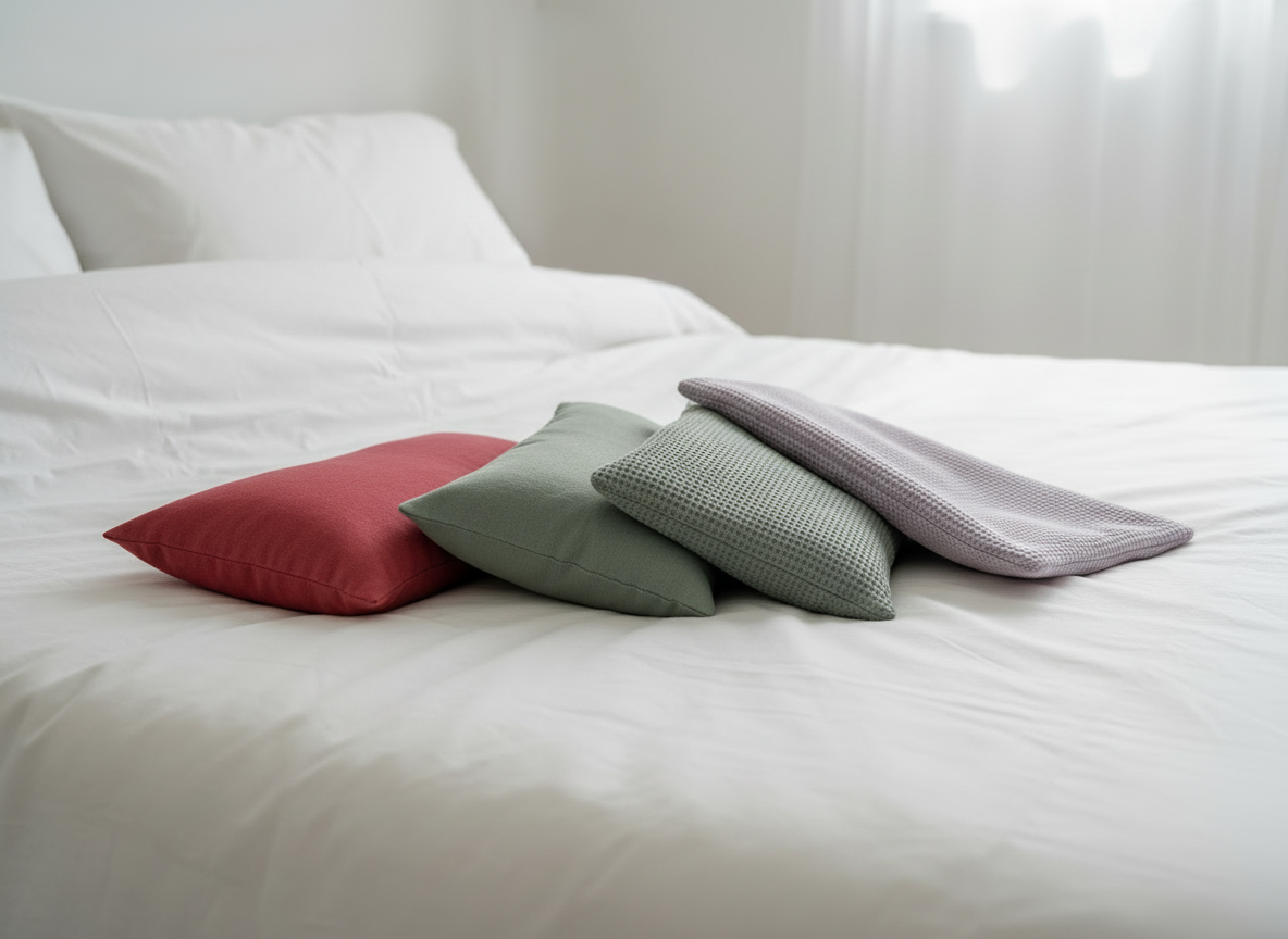 Nuage de calme – coussins apaisants pair les yeux et housses – Nuage Serein