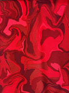 Sourizen – tissu  housse Sourizen abstract water rouge -  ergonomique - tms – accessoire de bureau - Nuage Serein