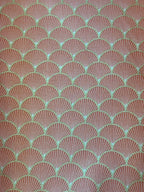 Sourizen – tissu  housse Sourizen motif éventail japonais -  ergonomique - tms – accessoire de bureau - Nuage Serein